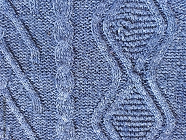 Fototapeta knitted wool texture