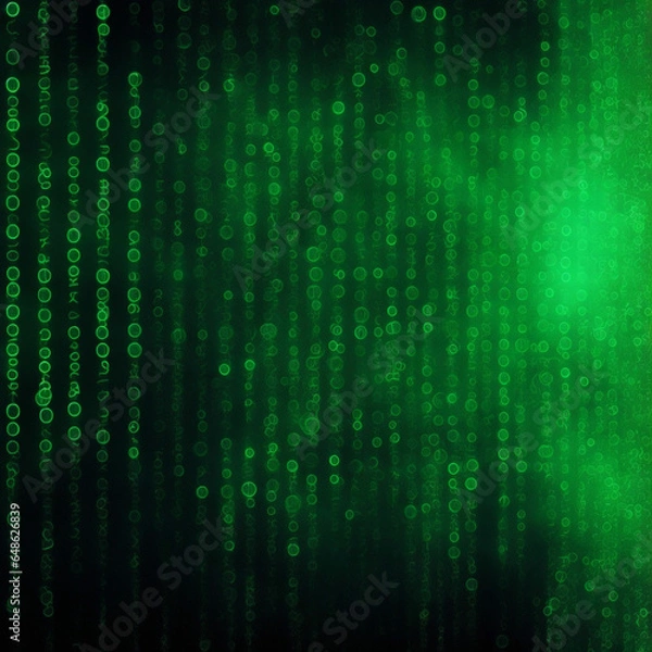 Fototapeta binary code background, Ai Generated