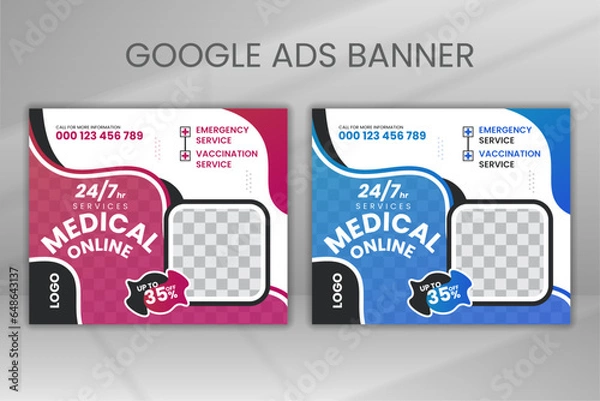 Obraz Minimal Medical Services Google Ads Cover