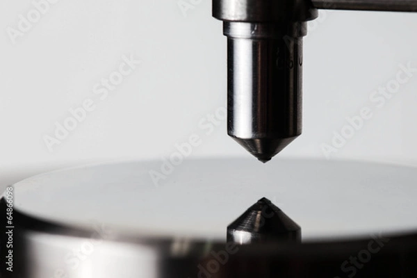 Obraz Tester twardości ze standardowym blokiem