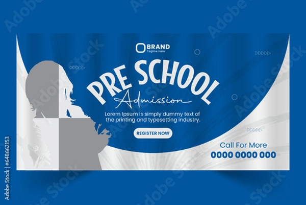 Obraz Admission Billboard Design