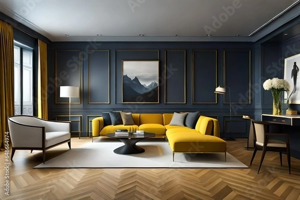 Obraz modern living room