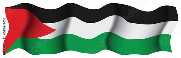 Fototapeta Palestine flag vector