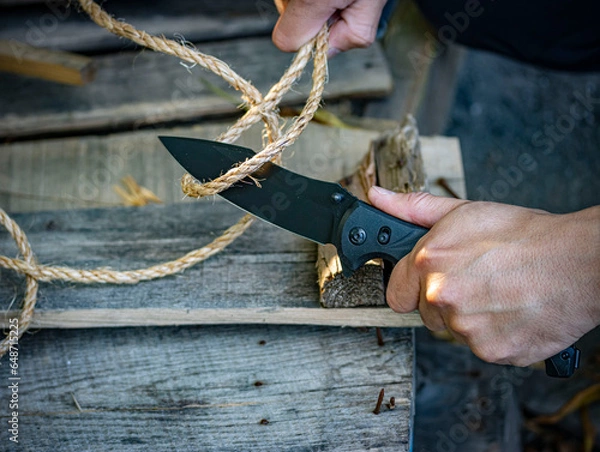 Fototapeta EDC Folding Knife