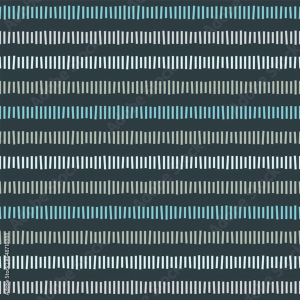 Fototapeta Colorful horizontal stripes seamless background print. Vector illustration. Perfect for textile, stationery, packaging design, wallpaper, home and garden decor projects. surface pattern design