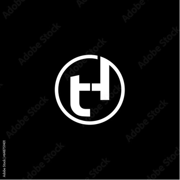 Obraz TH Monogram Logo