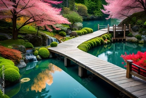 Obraz pool in the park