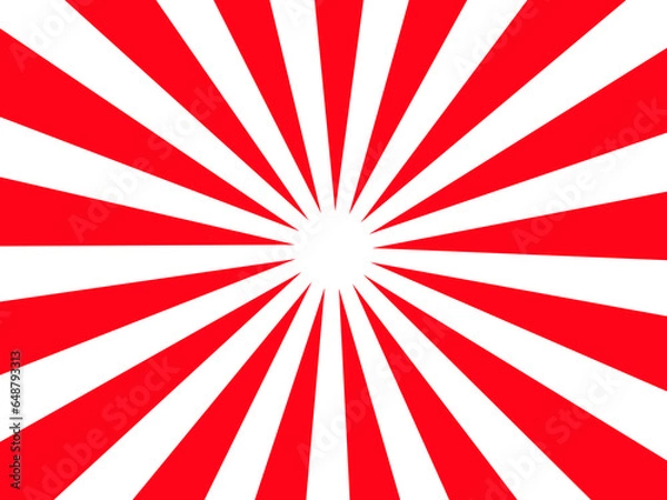 Obraz 赤い放射線　集中線　4:3