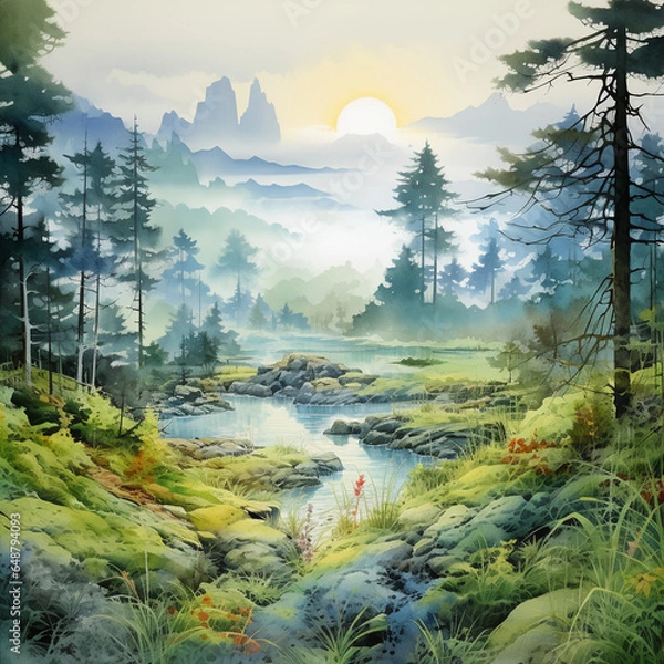 Obraz 澄み渡る空気