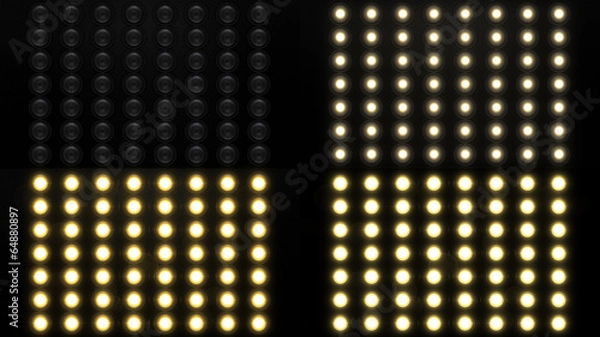 Fototapeta Realistic Flood Lights