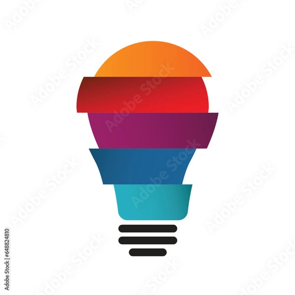 Obraz Startup Company Infographic Chart Diagram, Creative PPT element, light bulb illustration, angle, photography, presentation