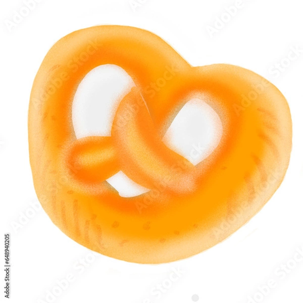 Obraz Bread isolated on white