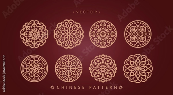 Obraz Chinese traditional decorative pattern	