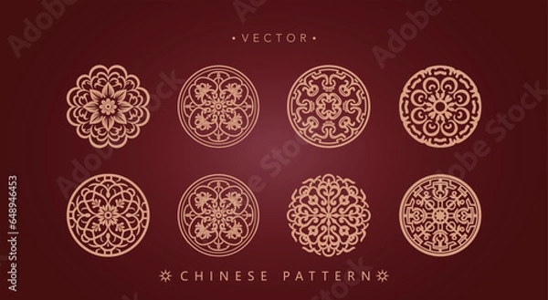 Obraz Chinese traditional decorative pattern	
