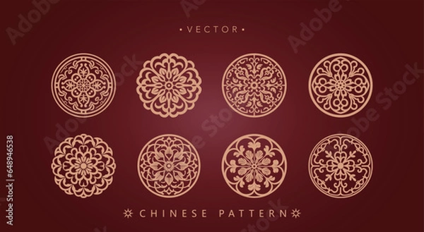 Obraz Chinese traditional decorative pattern	