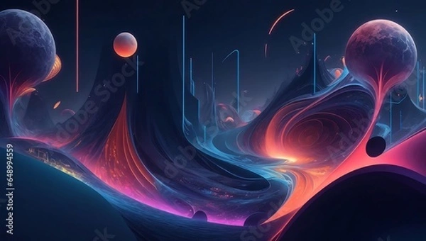 Fototapeta planet and space