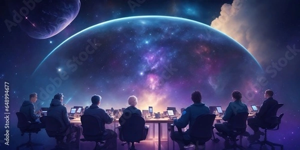 Obraz people on the planet