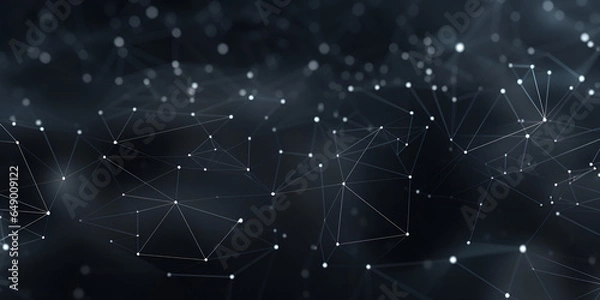 Obraz Abstract fantasy technology futuristic background in dark grey