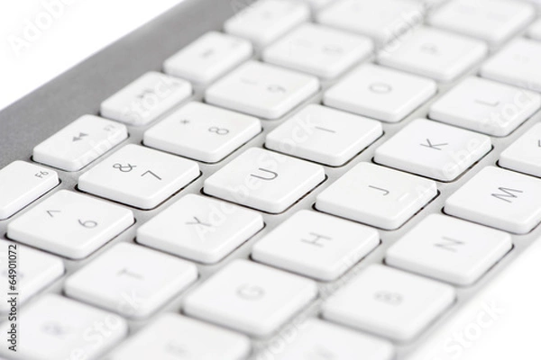 Obraz Keyboard focused on the letter U