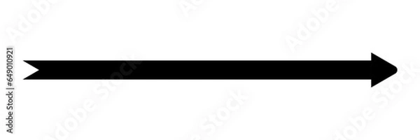 Fototapeta Vector arrow isolated