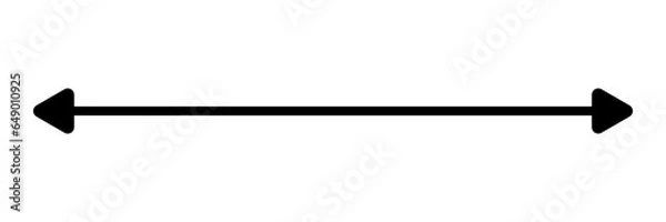 Fototapeta Vector arrow isolated