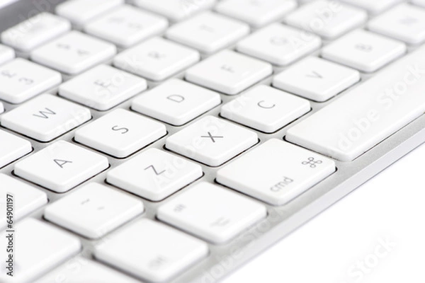 Obraz Keyboard focused on letter X