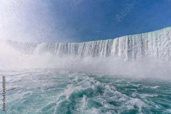 Obraz Niagara Falls Horseshoe Waterfall, view from the water