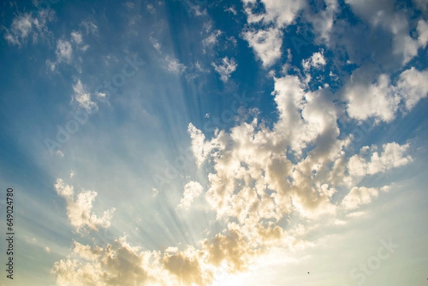 Fototapeta Amazing sky and clouds