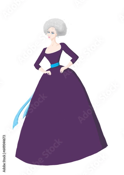 Obraz Lady of the 18th century