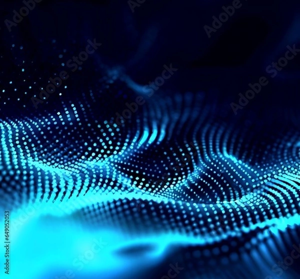 Fototapeta abstract blue background with lines