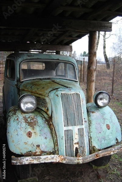 Obraz Antique rusted car 