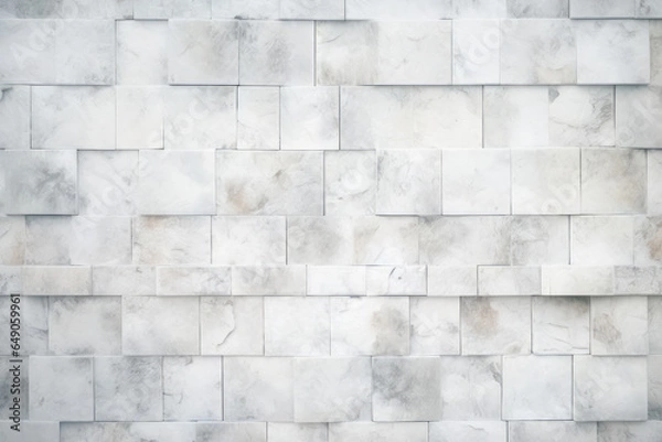 Fototapeta white marble wallpaper texture in the style of blocky sepia tone - generative ai
