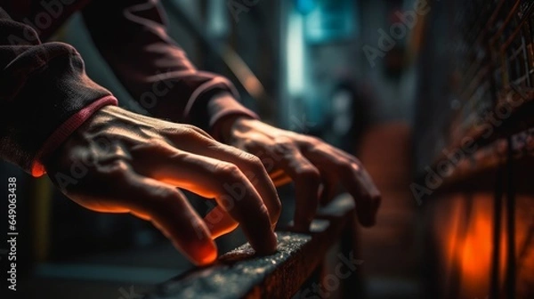 Fototapeta Empowering Individuals: Unveiling the Essence of Business and Success with People's Hands, generative AI