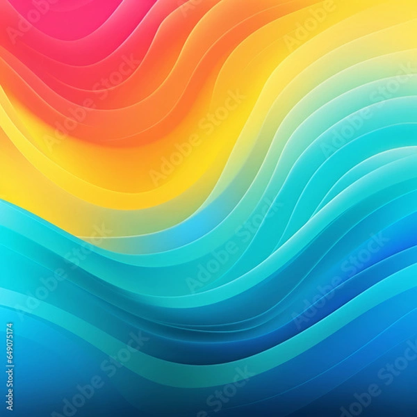 Fototapeta Abstract background, Colorful waves. Dynamic Effect Abstract Background