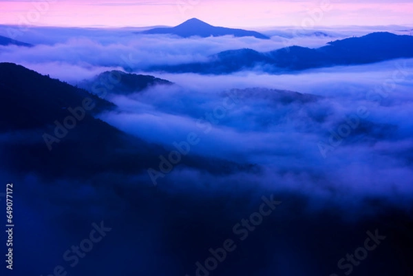 Fototapeta トマム岳から見る雲海
