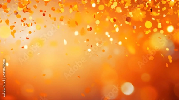 Fototapeta Celebration and colorful confetti party abstract background