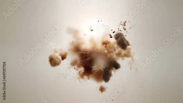 Obraz Abstract Autumnal Background with Particles Exploding · Concept Wallpaper Art