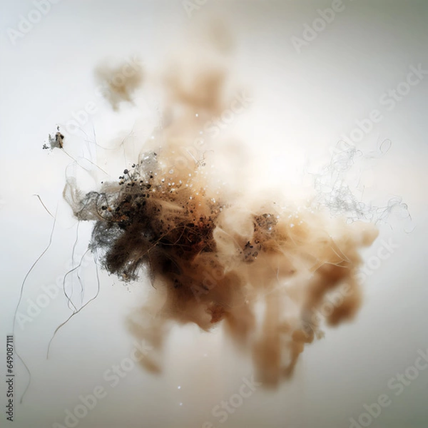 Obraz Abstract Autumnal Background with Particles Exploding · Concept Wallpaper Art