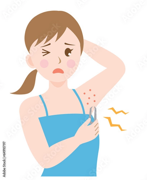 Fototapeta 脇　毛抜き