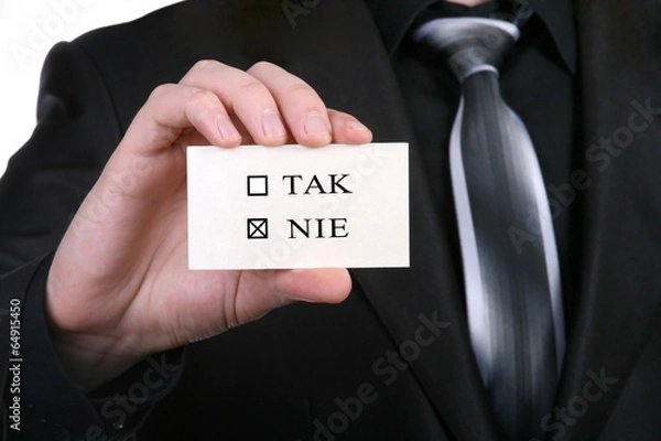 Obraz Yes or No - voting