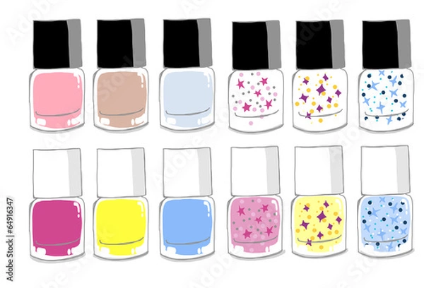 Fototapeta ネイルカラーセット