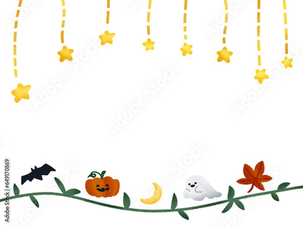 Obraz ハロウィン　キラキラ　フレーム