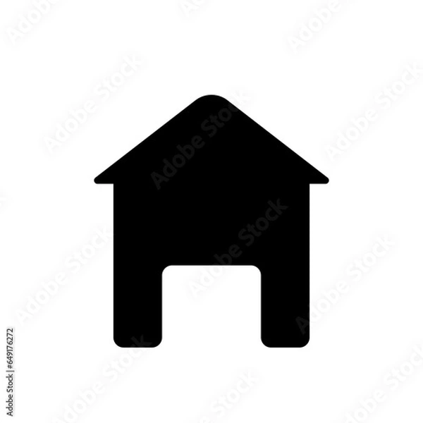 Fototapeta Home Icon. Home vector illustration symbol.