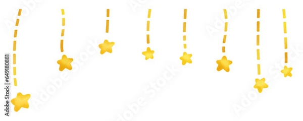 Obraz 星のパーツ　キラキラ