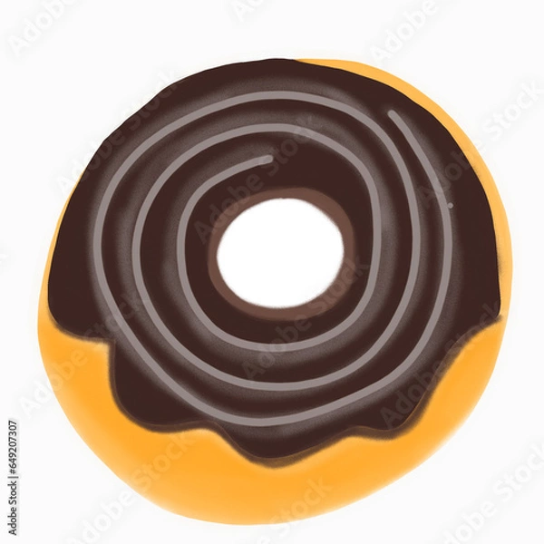 Obraz chocolate covered donut