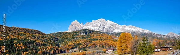 Obraz Tofana di Rozes, Tofana di Mezzo - Cortina d'Ampezzo, Dolomites, Veneto, Italy, Europe.