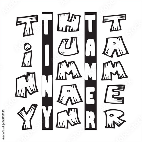 Obraz Tiny human tamer