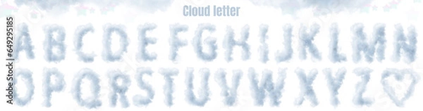 Obraz Cloud letters