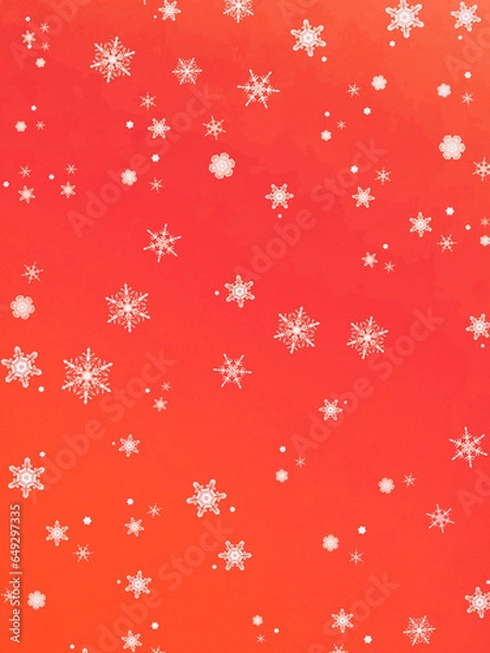 Fototapeta pattern with snowflakes