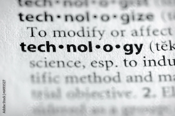 Fototapeta "technology". Many more word photos for you in my portfolio....